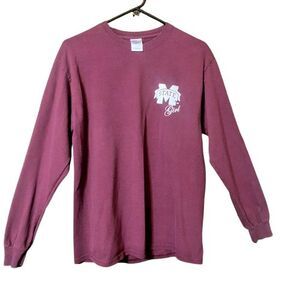 Gildan MS State Girl Womens Tshirt Size M Ultra Cotton Long Sleeve Pre-Shrunk